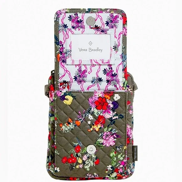 Vera Bradley RFID Mini Hipster in Hope Blooms Crossbody “ retired print” - Picture 3 of 16